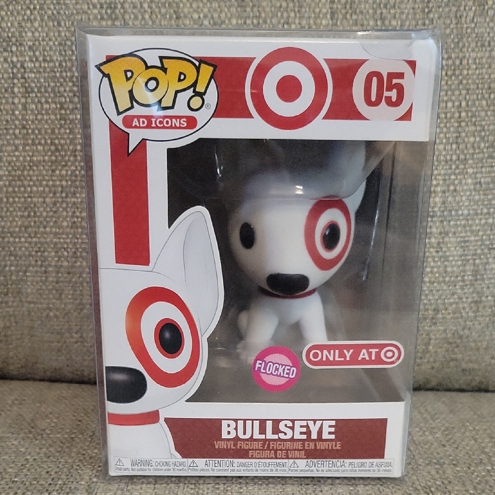 Target Exclusive Bullseye Vinyl Figure - White and Red